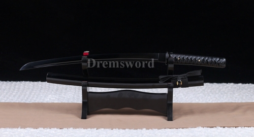 Black 1060 high carbon Steel Katana Japanese Sword iron Tsuba sharp blade