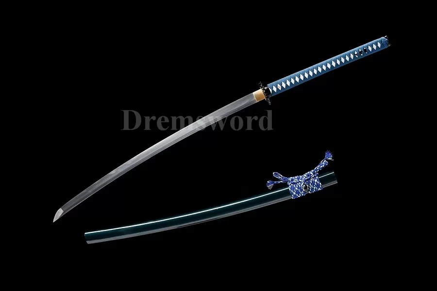 Nagamaki 9260 spring Steel Japanese samurai Sword Full Tang batttle ready sharp.